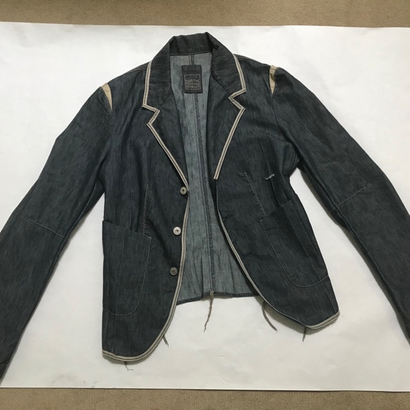 MARITHE FRANCOIS GIRBAUD Jean Jacket Small - Picture 3 of 8